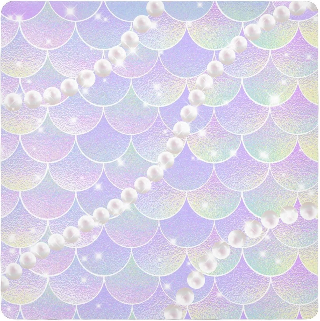 susiyo Mermaid Scales Pearls Protective Wrap Anti-scratch Lens Camera Wrap Lens Protector Magic Self-Adhesive Cloth Wrapper Portable Cosmetic Bag Travel Organizer for Camera DSLR Laptop Accessories