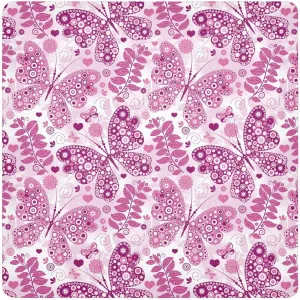 susiyo Pink Butterflies Protective Wrap Anti-scratch Lens Camera Wrap Lens Protector Magic Self-Adhesive Cloth Wrapper Portable Cosmetic Bag Travel Organizer for Camera DSLR Laptop Accessories