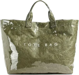 Tote Bag for Women Shoulder Bags Large Satchel and Purse Stylish Kraft Paper Handbag Dating Work Shopping