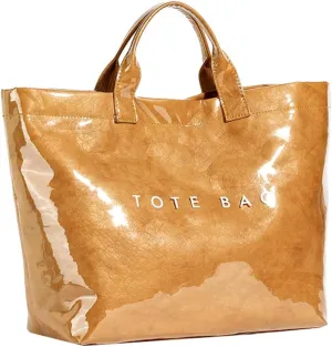 Tote Bag for Women Shoulder Bags Large Satchel and Purse Stylish Kraft Paper Handbag Dating Work Shopping