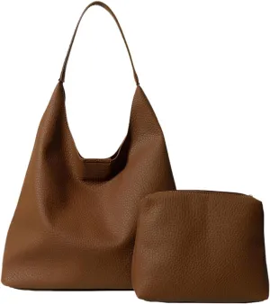 Tote Bag for Women Slouchy Hobo Bags PU Leather Crescent Bag Handbag Trendy Dumpling Bag Work Bags