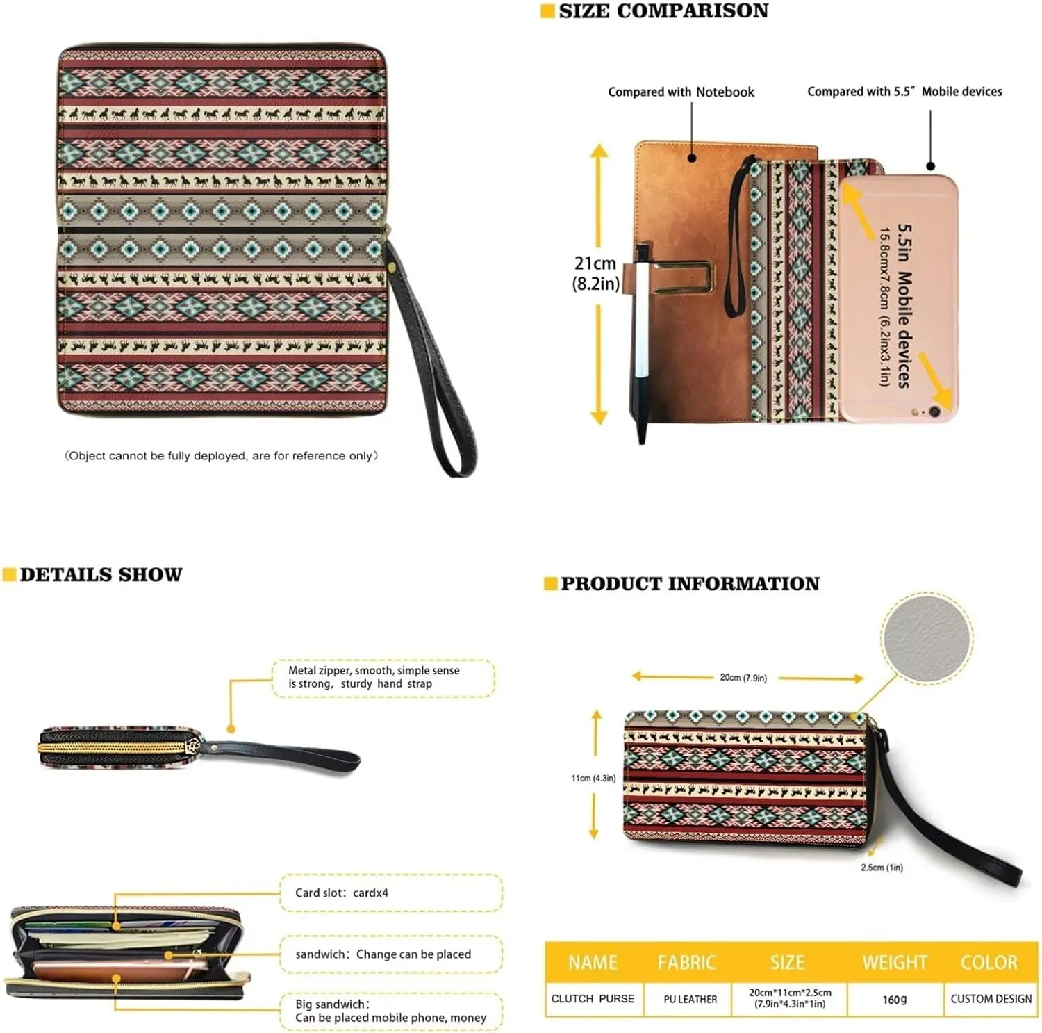 Tote Bag with Wallet for Women Fashion Lady Handbag with Strap Spacious Work-Ready Laptop Bag