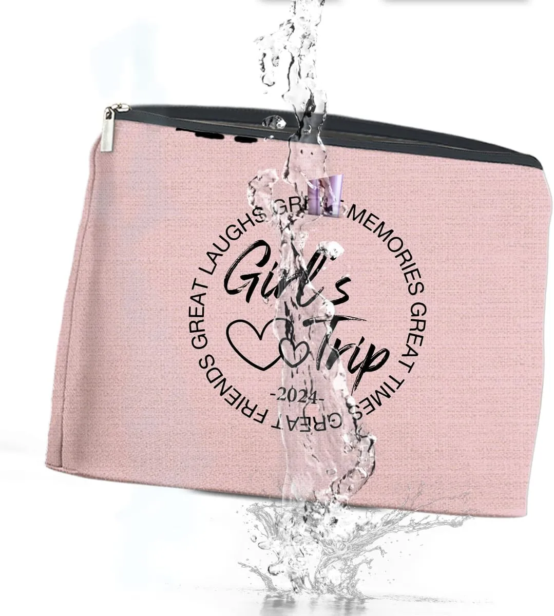 Travel Gifts for Women Makeup Bag, Gifts for Women Friends Sister Daughter, Travel Cosmetic Organizer Bag