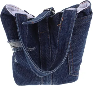 VALICLUD Te Bag Purse for Women Stylish Denim Crossbody Purse for Shopping Travel and Everyday Use