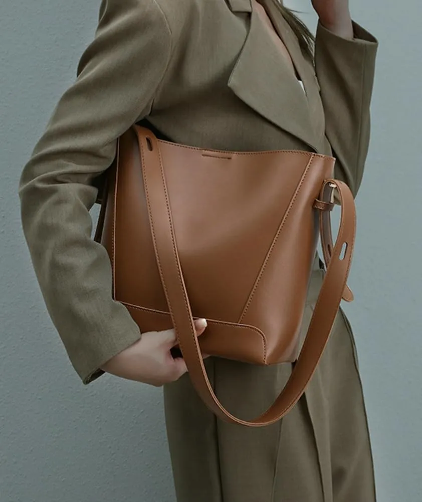 Vegan Leather Bucket Bags for Women Stylish Crossbody Bags Travel Tote Shoulder Bag Large Handbag Purse