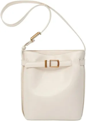 Vegan Leather Hobo Bags for Women Bucket Bag Purse Chic Solid Color Shoulder Bag Tote Handbag