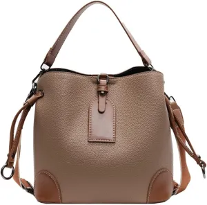 Ventilate Bucket Bags with Large Capacity Casual Handbags for Women Simple Trendy Bucket Bags for Daily Life