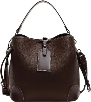 Ventilate Bucket Bags with Large Capacity Casual Handbags for Women Simple Trendy Bucket Bags for Daily Life