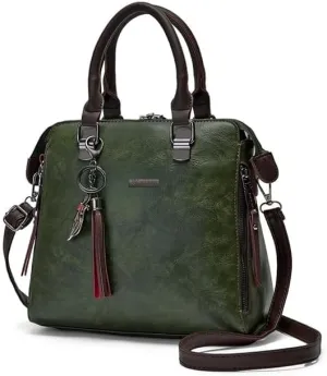 VISMIINTRENDS Stylish Leather Small Handbag Box Satchel Shoulder Sling Bags for Women | Ladies Purse | Travel | Work Bag | Office | Birthday | Anniversary | Gift | Wife | Mother | Wedding Gifts