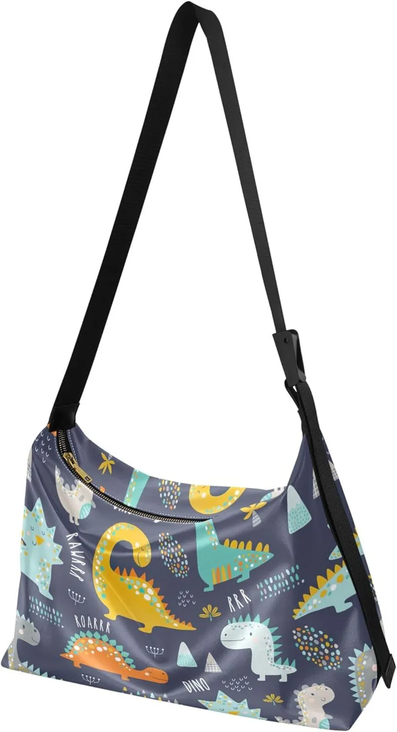 Watercolor Leopard Skin Brown Ladies Leather Purses Hobo Women's Large Purse Stylish Animal Print Designer Hobo Bags