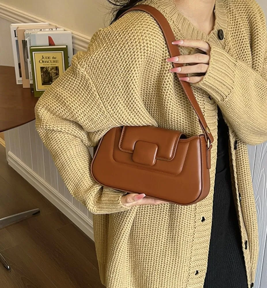 Women Casual Shoulder Bag PU Leather for Women Crossbody Hobo Purses Bag Chic Tote Handbags with 2 Removable Strap