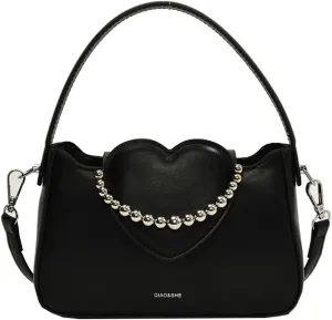 Womens Chic Shoulder Crossbody Bag Vegan Leather Purse Small Tote Bag Y2k Handbag Cute Clutch Satchel with Chain