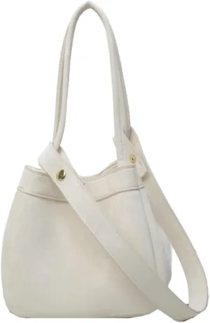 Womens Vegan Leather Handbags Chic Shoulder Bag Small Bucket Tote Bag Y2k Purse Satchel 2024