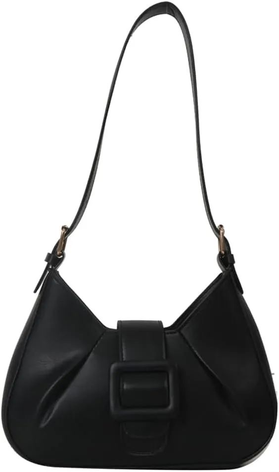 Womens Vegan Leather Shoulder Bag Chic Dumpling Tote Bag Y2k Small Handbags Top Handle Purse Satchel