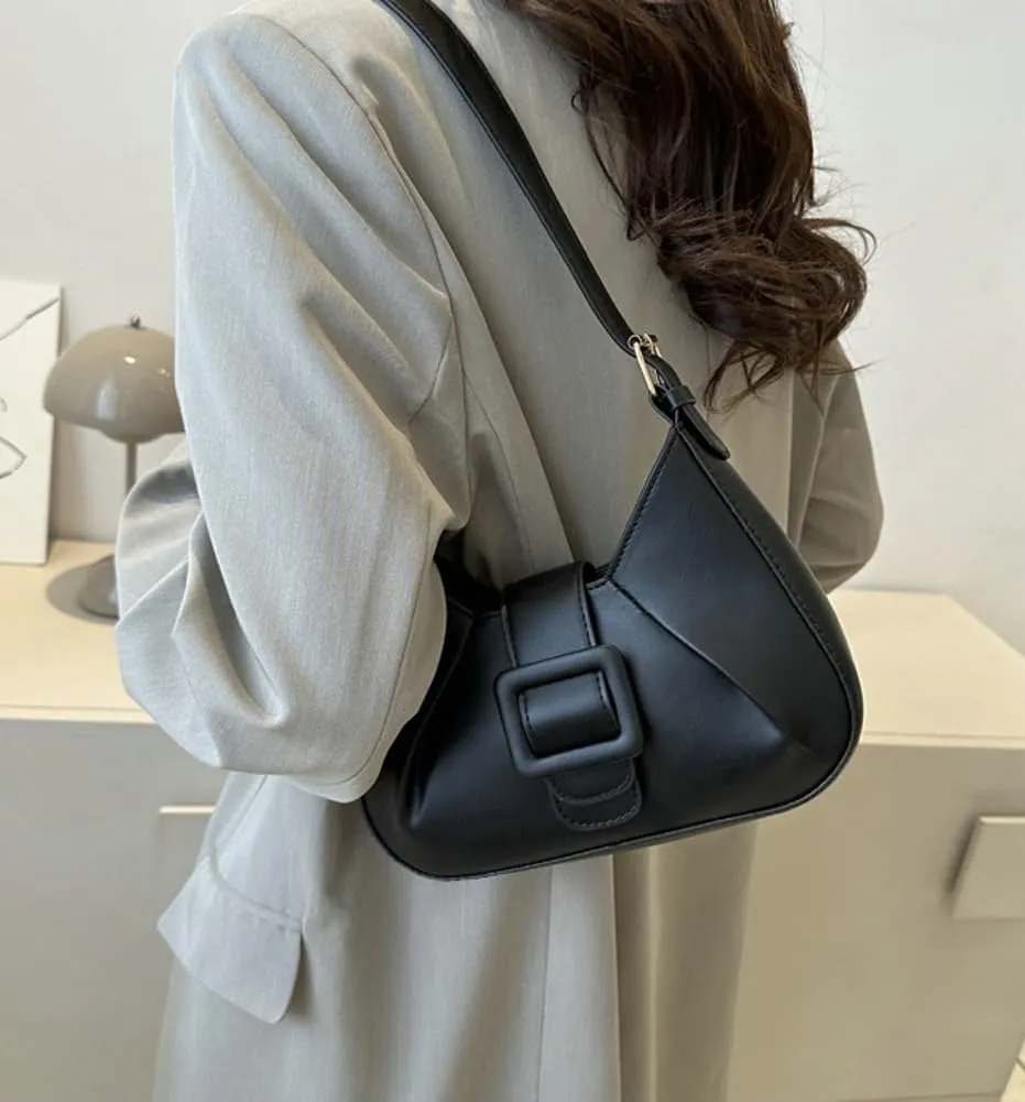 Womens Vegan Leather Shoulder Bag Chic Dumpling Tote Bag Y2k Small Handbags Top Handle Purse Satchel