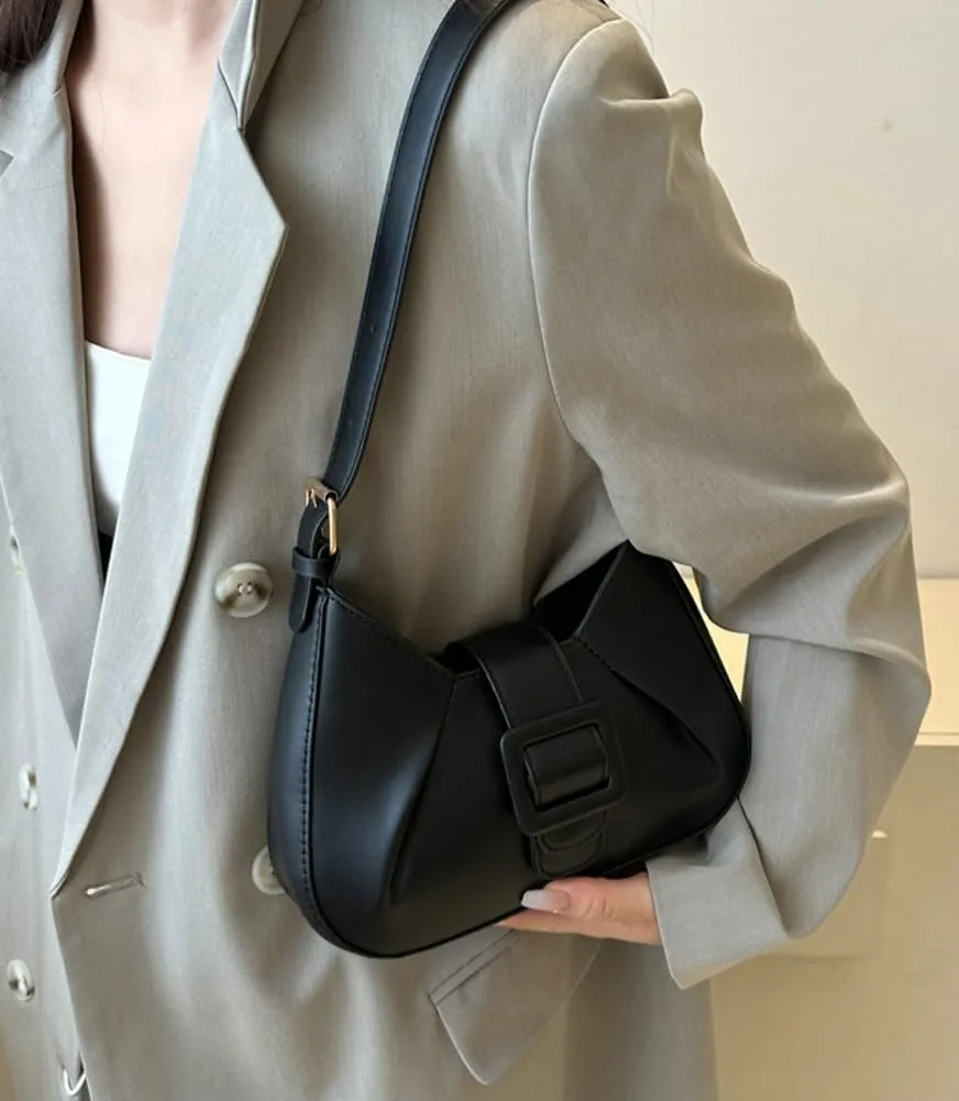 Womens Vegan Leather Shoulder Bag Chic Dumpling Tote Bag Y2k Small Handbags Top Handle Purse Satchel