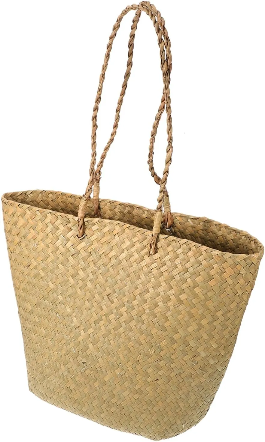 Woven Beach Bag for Women Casual Summer Tote Handbag Multi Use Shoulder Bag for Shopping Travel and Beach Vacations Craftsmanship Stylish Design