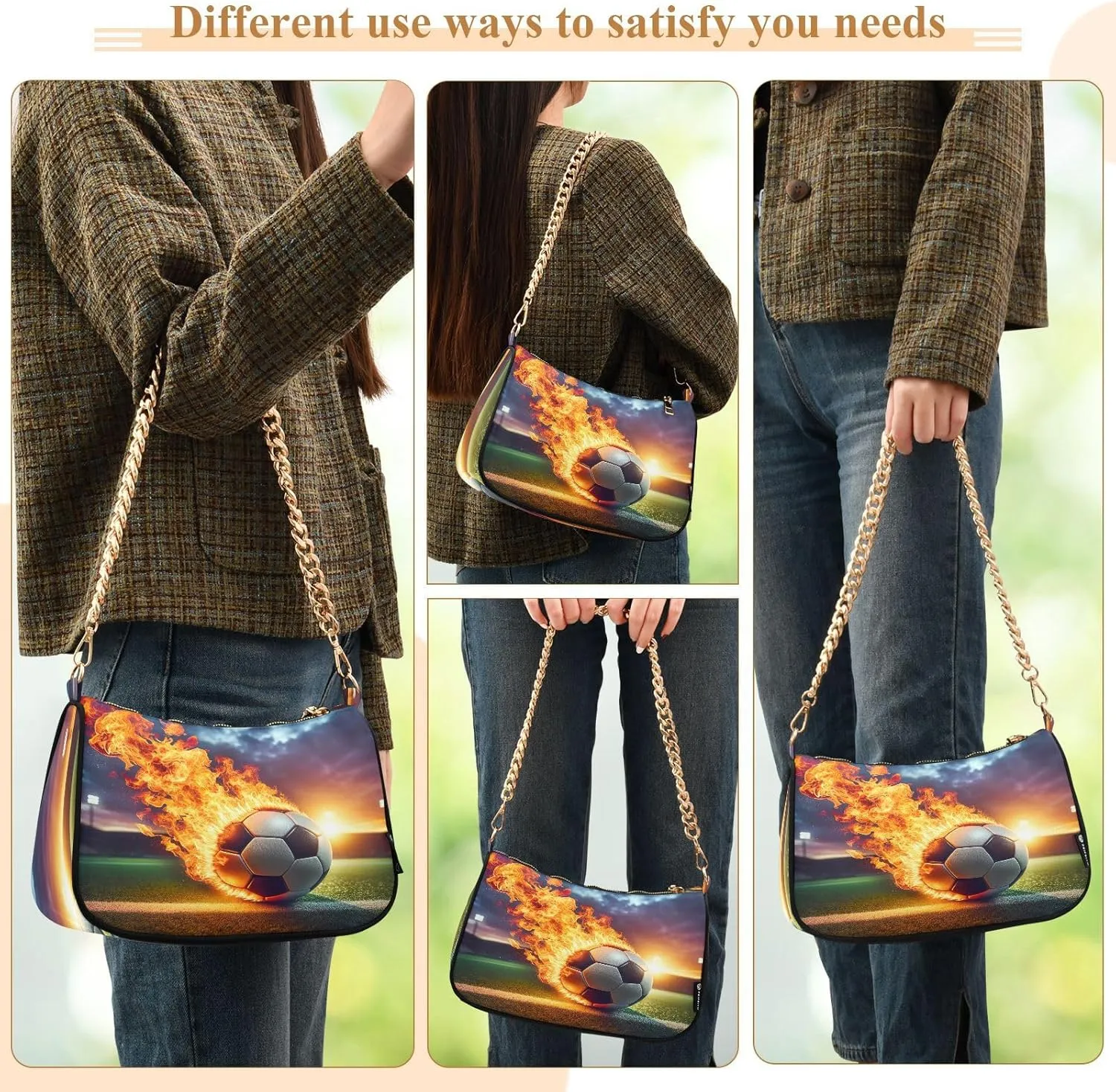 Xray Flowers Small Bag, Crossbody Bags for Women Trendy