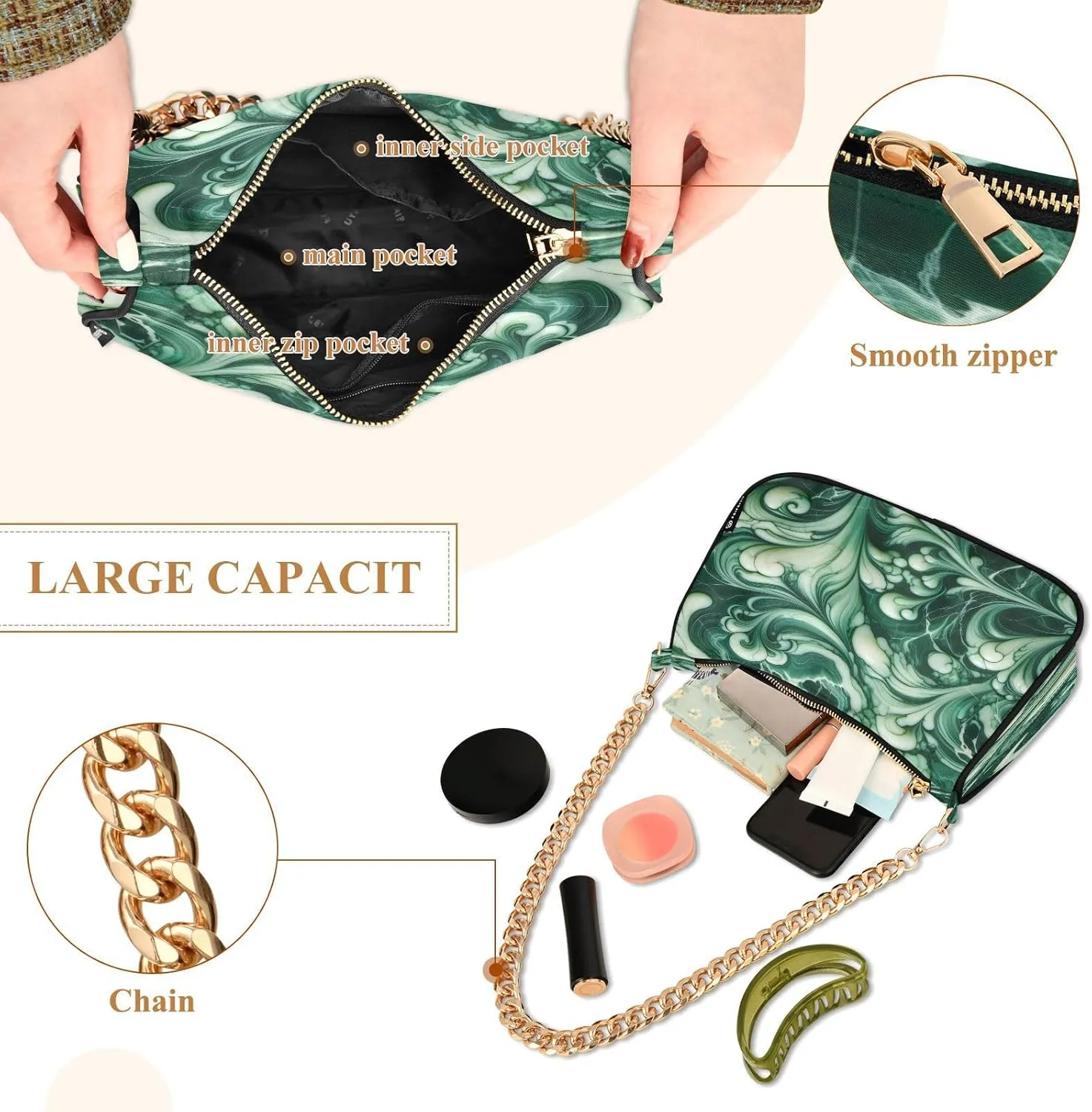 Xray Flowers Small Bag, Crossbody Bags for Women Trendy