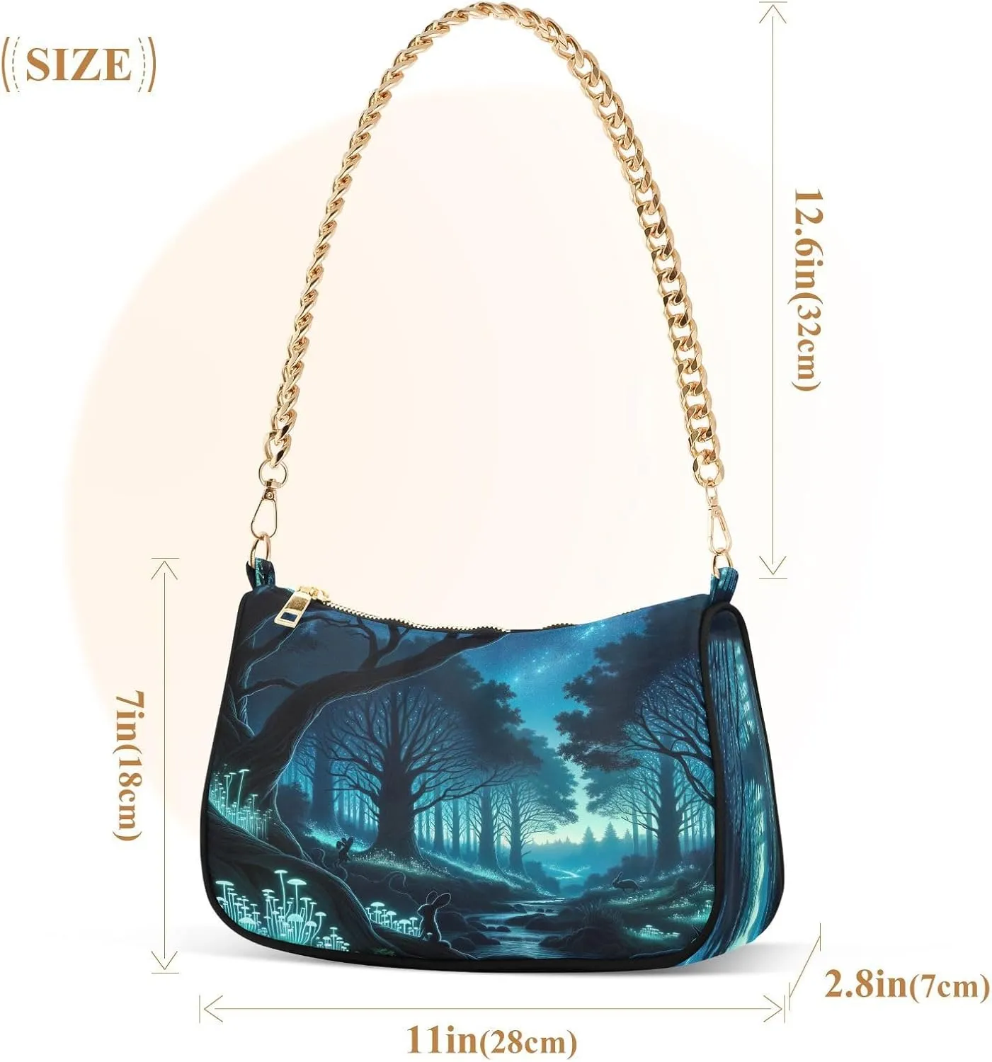 Xray Flowers Small Bag, Crossbody Bags for Women Trendy