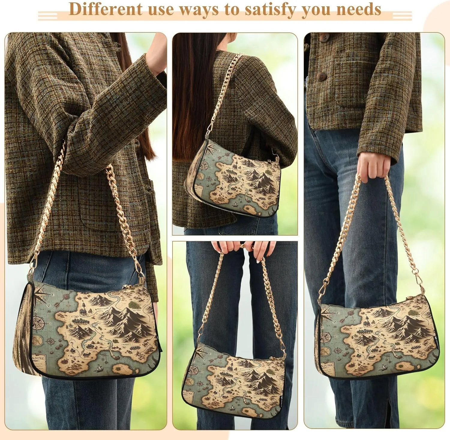 Xray Flowers Small Bag, Crossbody Bags for Women Trendy