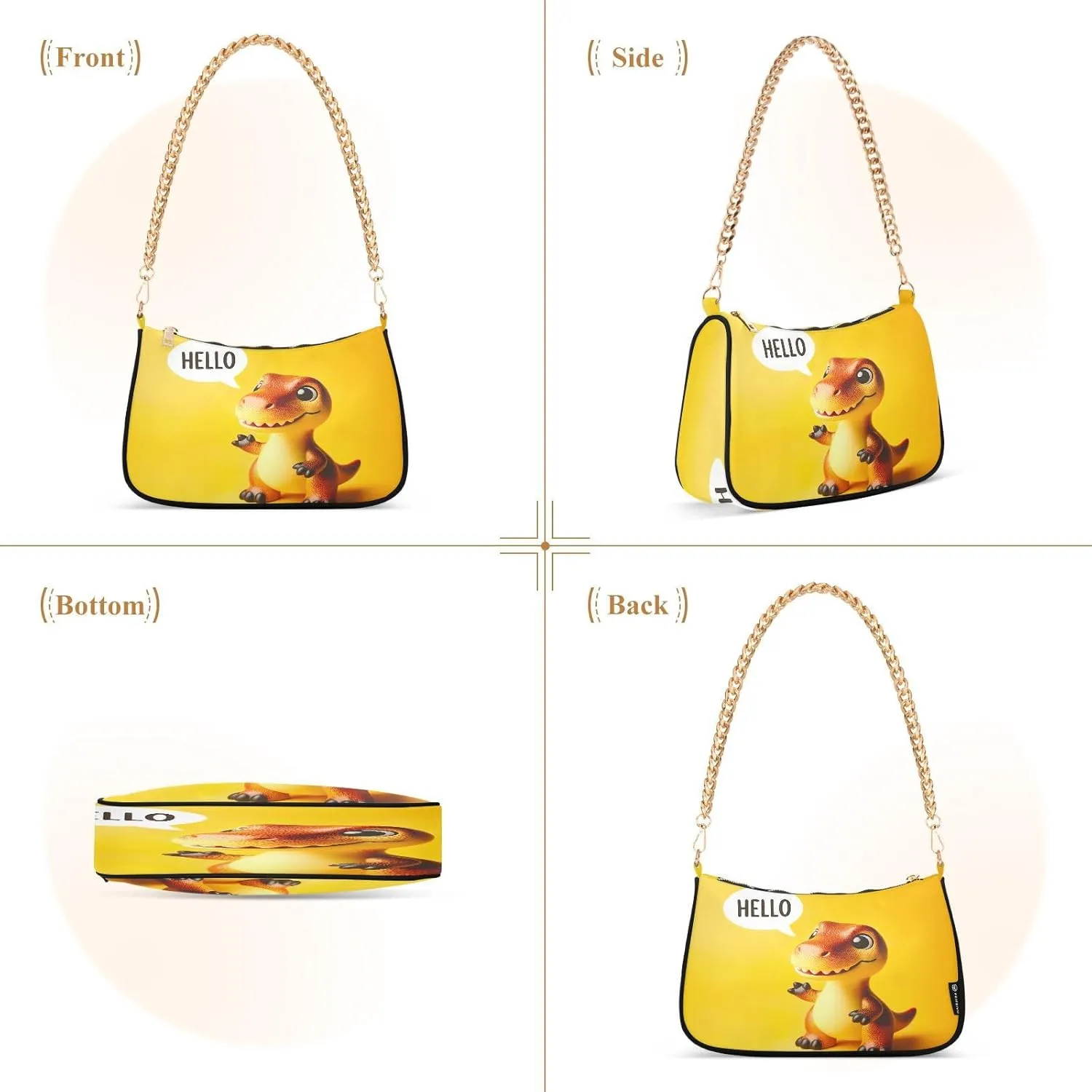 Xray Flowers Small Bag, Crossbody Bags for Women Trendy