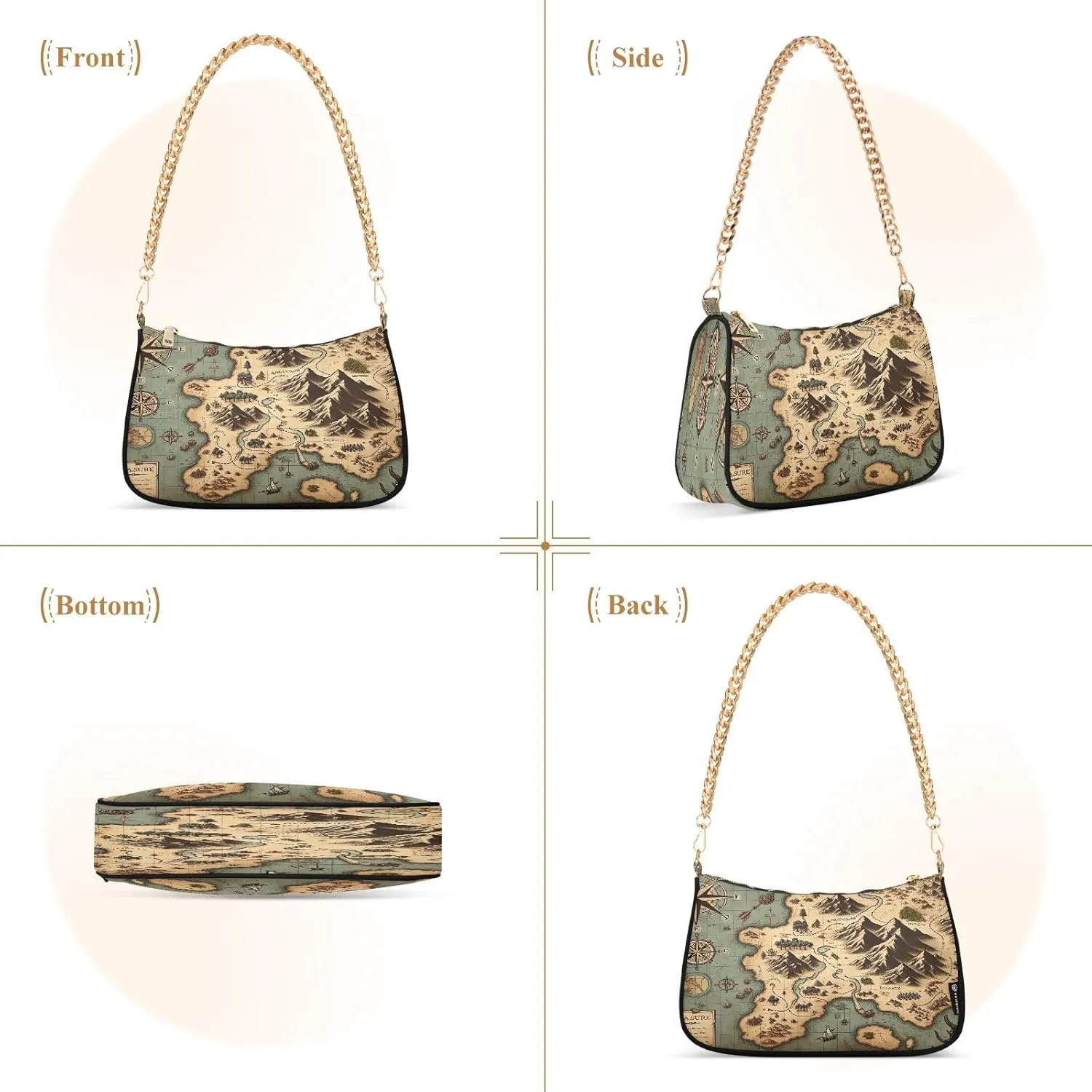 Xray Flowers Small Bag, Crossbody Bags for Women Trendy
