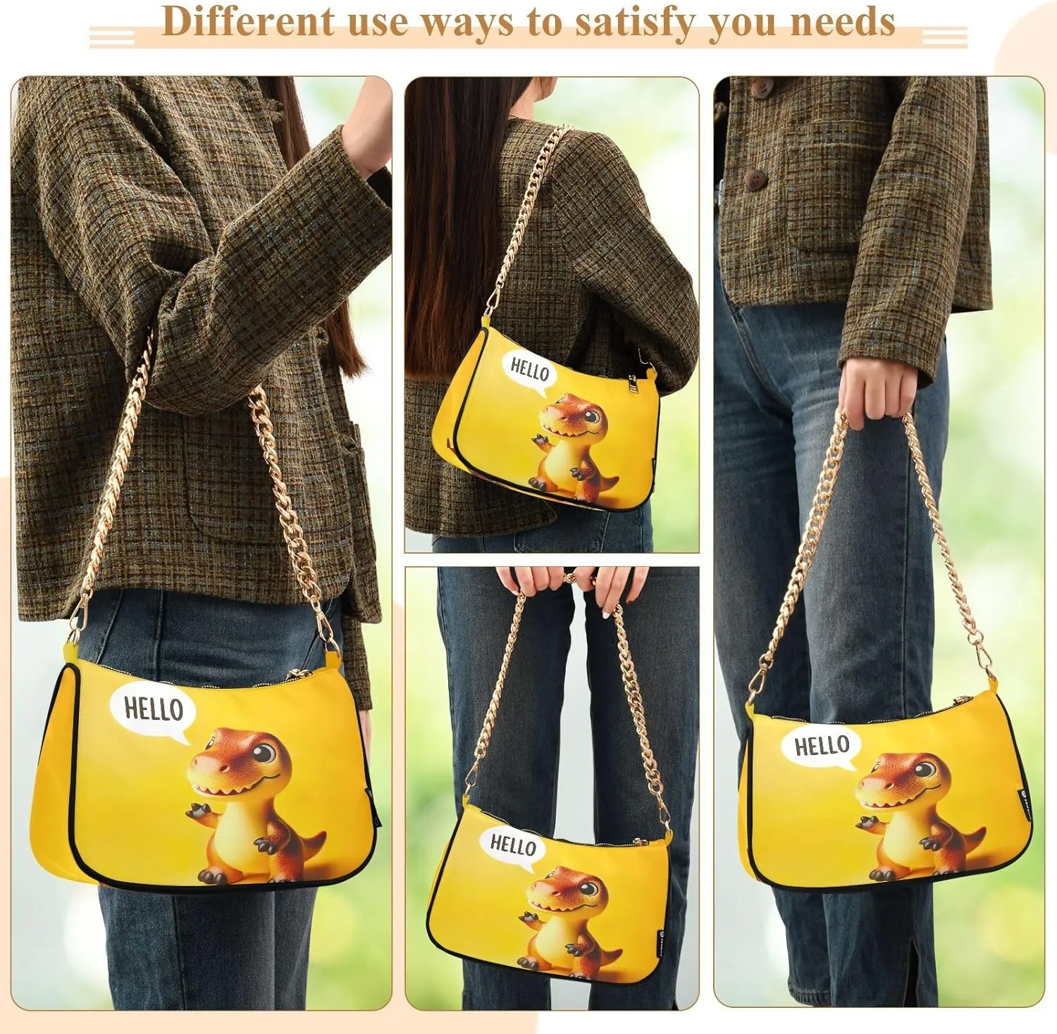 Xray Flowers Small Bag, Crossbody Bags for Women Trendy