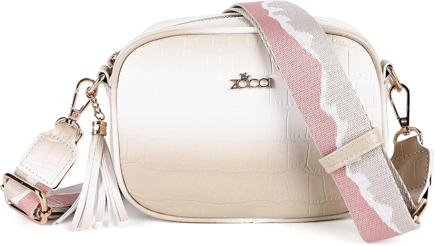 ZOCAI Camera Crossbody Shoulder Bags for Women Small Cluth Vegan Leather Handbag Purses with Adjustable Strap Lightweight
