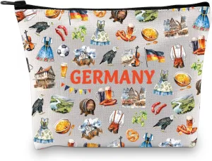 Zuo Bao Germany Gift German Flag Gift German Themed Germany Pride Gift Germany Lover Germany Party Cosmetic Bag (GERMANY)