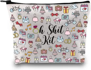 Zuo Bao Hangover Survival Kit Bachelorette Gift Oh Shit Kit Makeup Bag Wedding Party Cosmetic Bag for Bridesmaid (Oh Shit Kit)