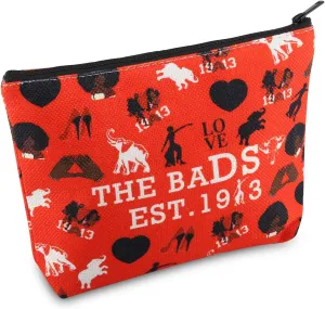 Zuo Bao Sorority Makeup Bag Red Elephant Gift The DST EST 19 * 3 Cosmetic Bag for Sorority Sisters (DST)